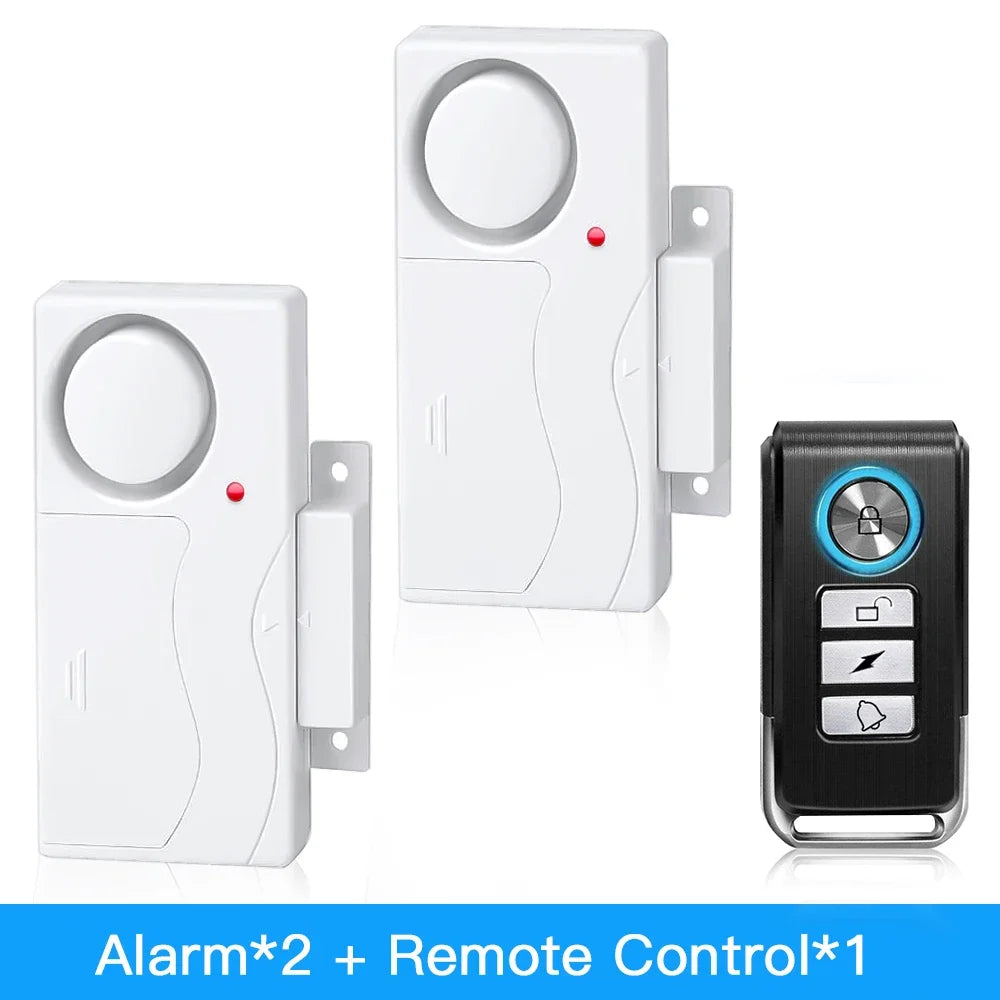 Wireless Door and Window Alarm - Remote Kit Options