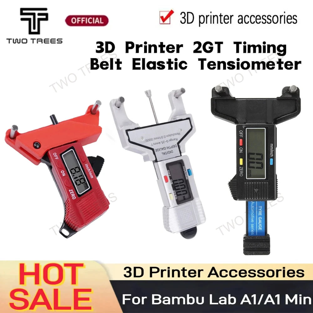 2GT Timing Belt Tension Meter for 3D Printers