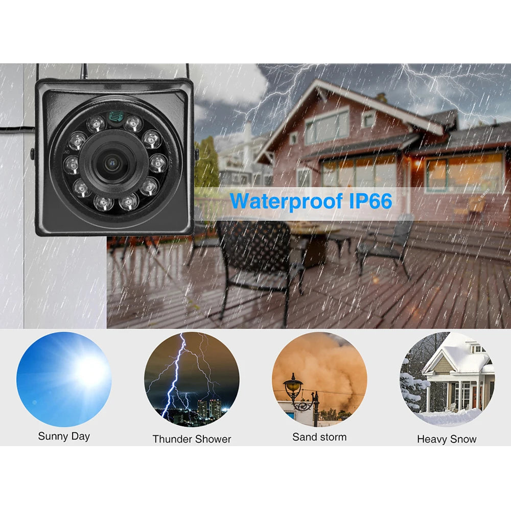 4K Mini Waterproof POE IP Camera with Night Vision
