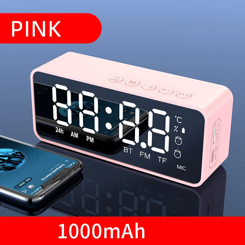 Wireless Speaker Alarm Clock, Style Options