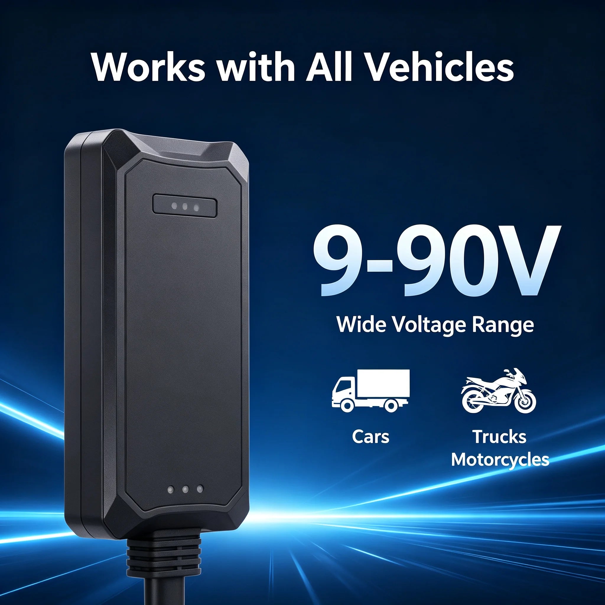 Traceur GPS pour voiture 2G GSM Dispositif de suivi automobile G17 Anti-vol Alarme anticollision/g- pas? Vibrationnel Gestion de flotte Batterie intégrée