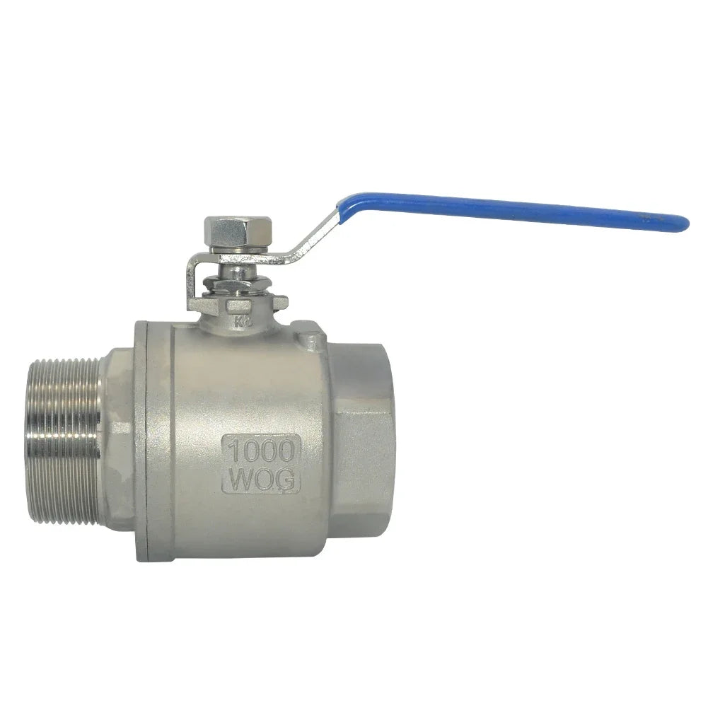 316 Stainless Steel 2P Ball Valve for Water, Gas, and Oil Systems