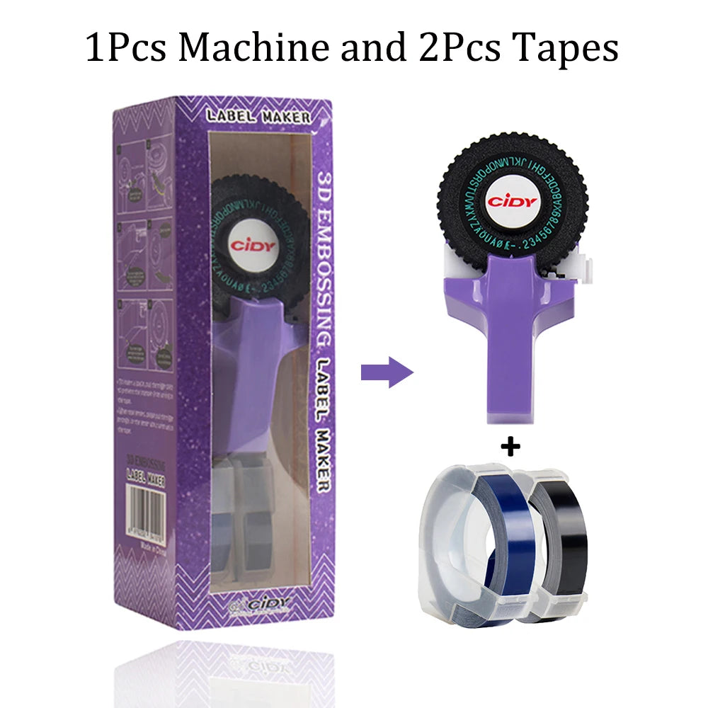 Manual Nine-Millimetre Embossing Label Maker