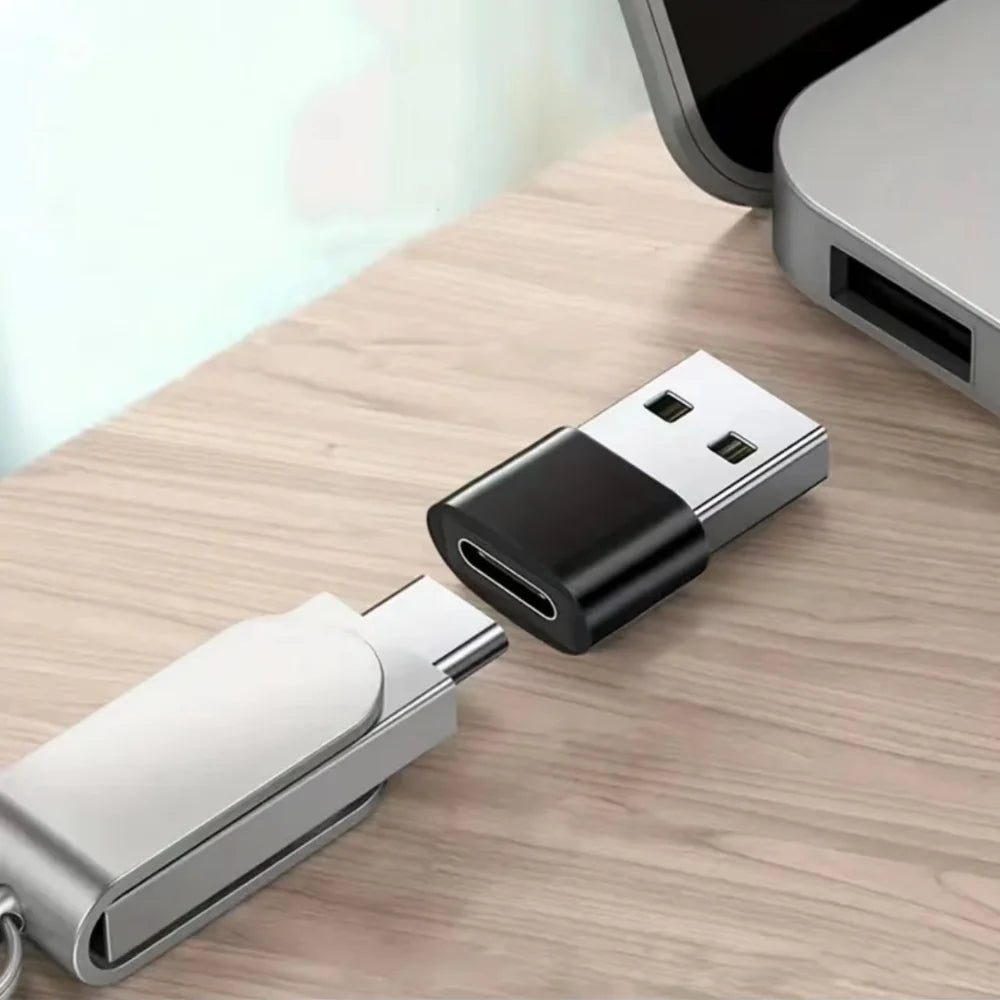 8er Pack USB 3.0 Typ C Weiblich zu USB Männlich Adapter OTG Micro USB zu USB-C Konverter Anschluss für Laptop Smartphone