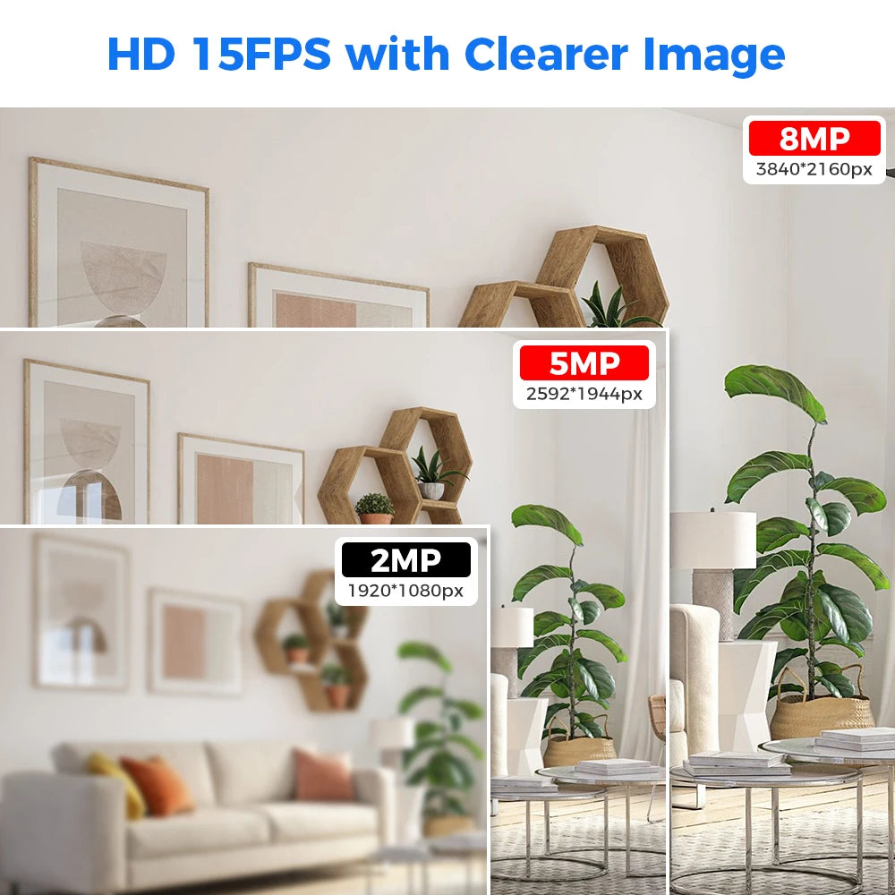 4K PoE Dome Security Camera with Face Detection