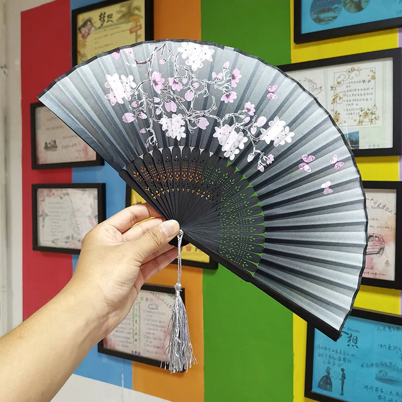 Folding Bamboo Hand Fan in Chinese Style