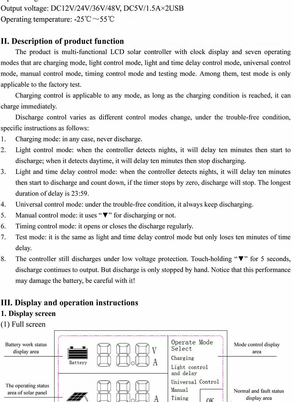 POWLSOJX MPPT 100A 80A 60A Solar Charge Controller 12V 24V 36V 48V Solar Panel Lead Acid/Lithium Battery Regulator Dual USB 