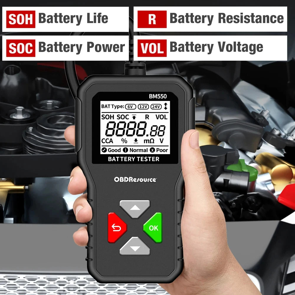 BM550 Vehicle Battery Tester