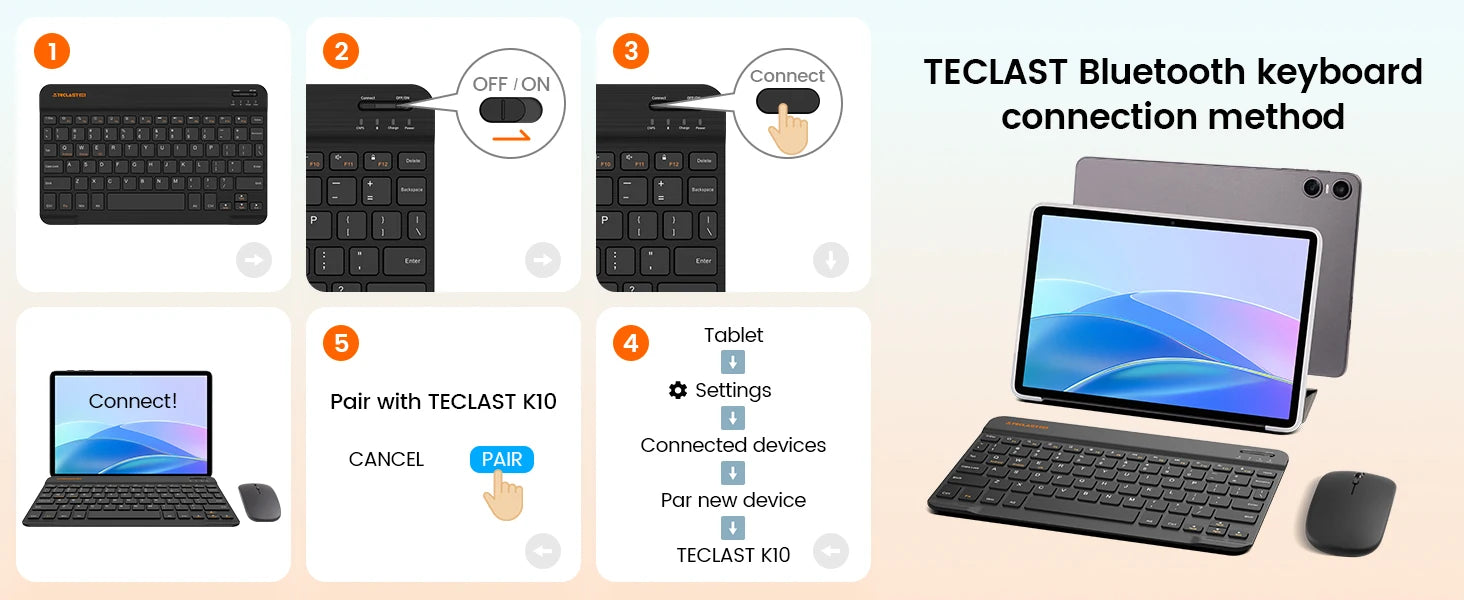 Σετ Tablet Teclast P30T με Πληκτρολόγιο και Στυλό