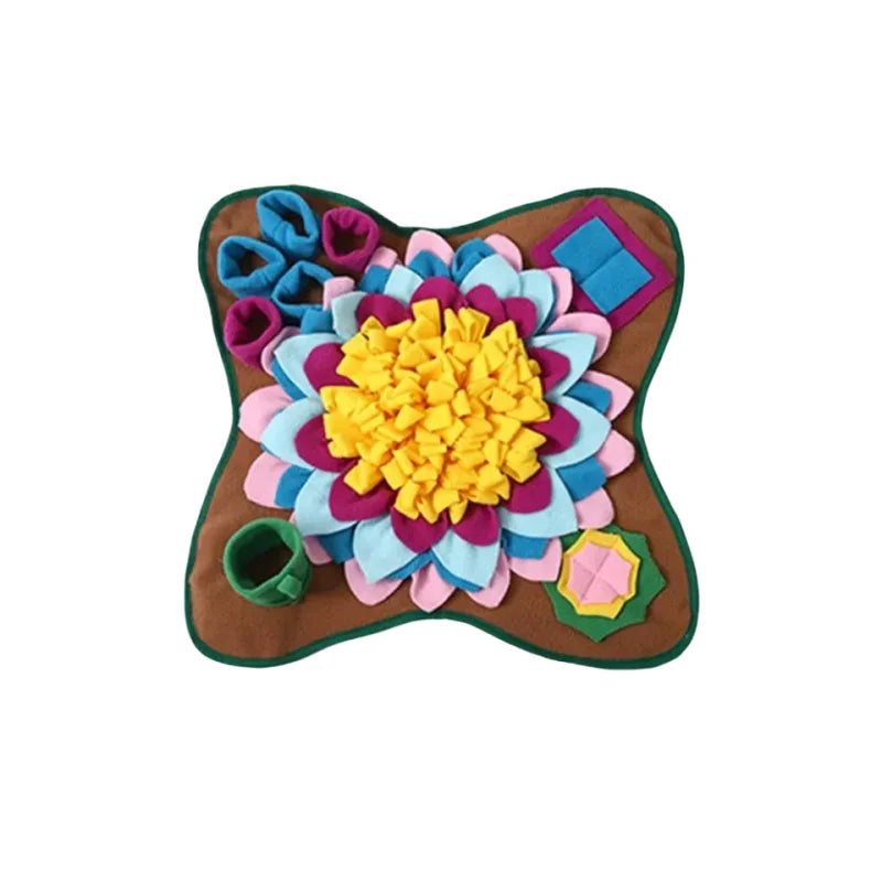 Pet Sniffing Training Mat Dogs Cats Educational Stress Relief Bite Resistant Slow Food Mat Pets Eco-friendly Training Blanket 