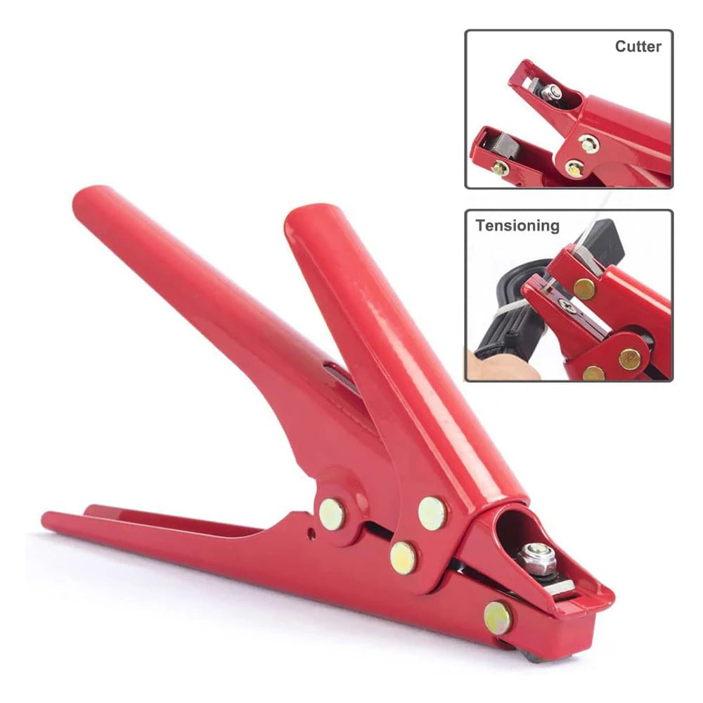 Verstelbare nylon kabelbindklem spanningsgereedschap