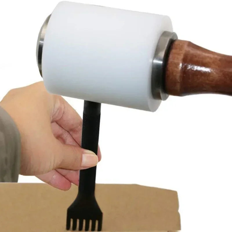 Nylon Leathercraft Mallet with Wooden Handle