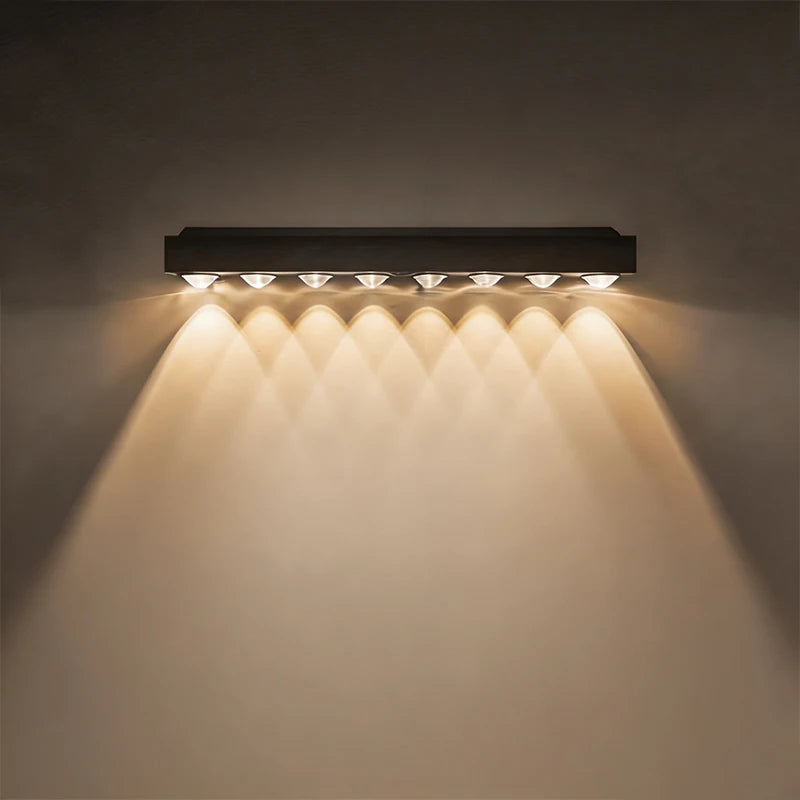 Solar LED Wall Accent Light, 4/8-LED Options