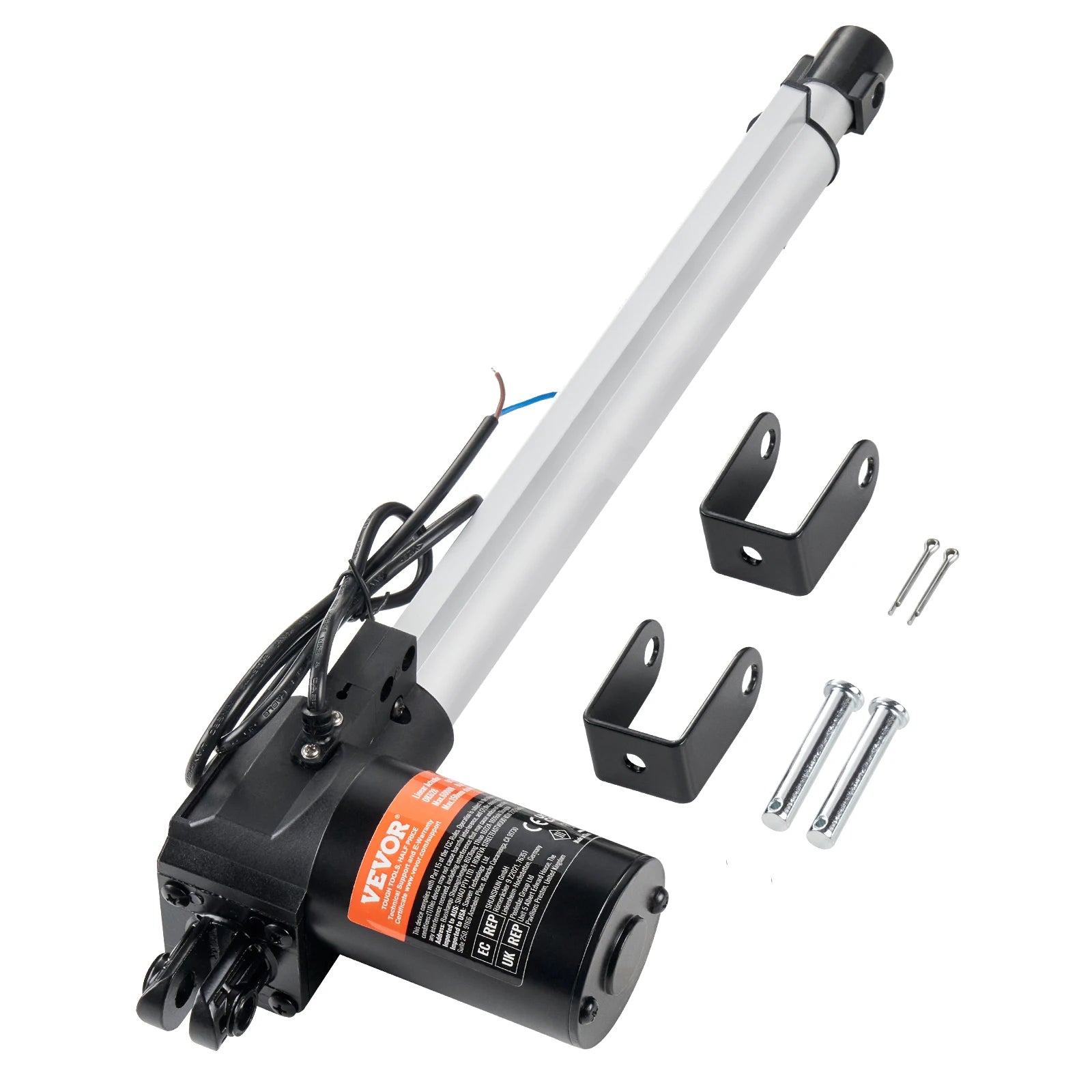 12V lineární pohon 12 palců 6000N těžký elektrický pohybový tyč