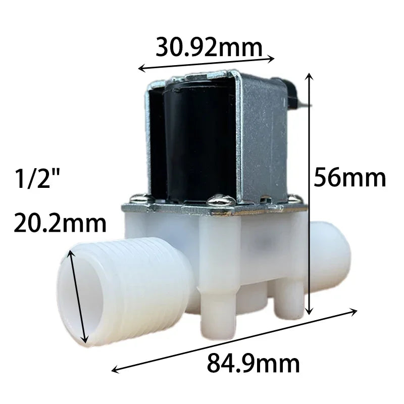 Water Solenoid Valve - Voltage and Thread Options