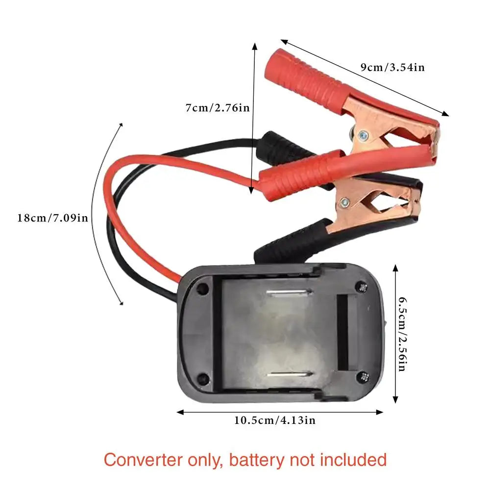 Adaptateur de batterie pour démarrage de voiture