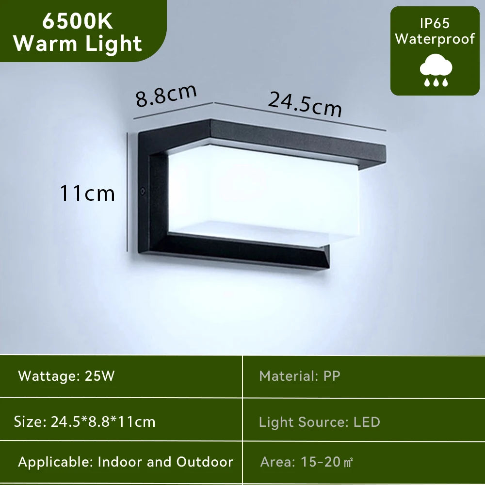 Lampa ścienna LED, różne warianty ciepłego i chłodnego białego światła