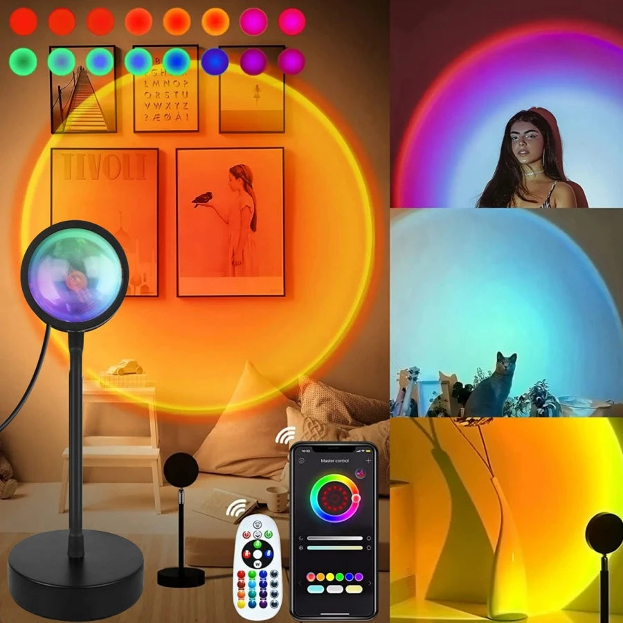 Smart USB Sunset Projection Lamp