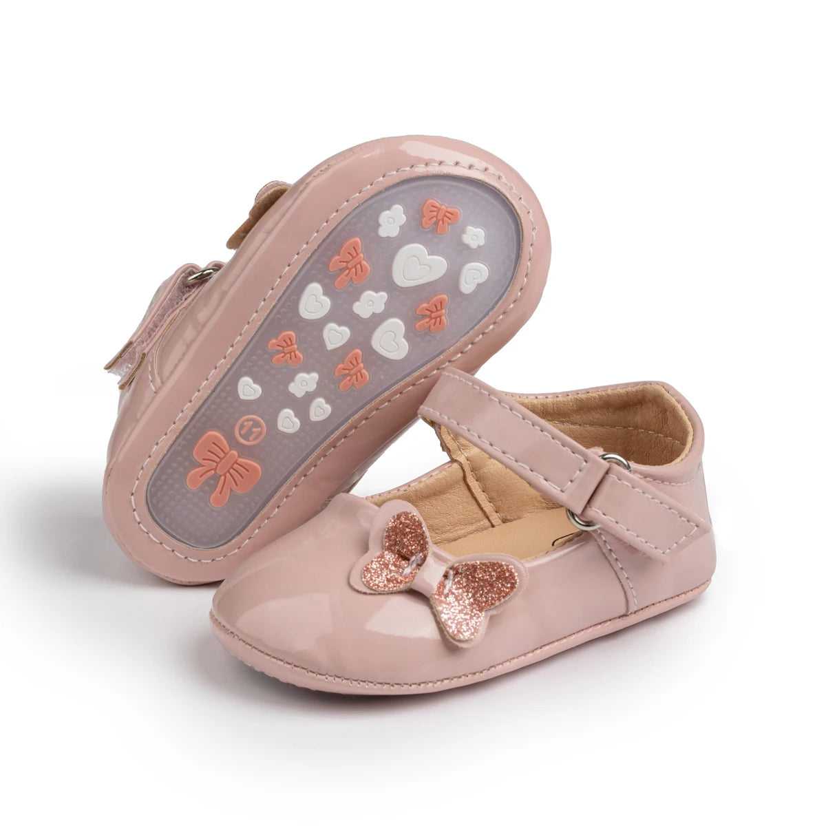 Baby Princess PU Toddler Shoes with Bow