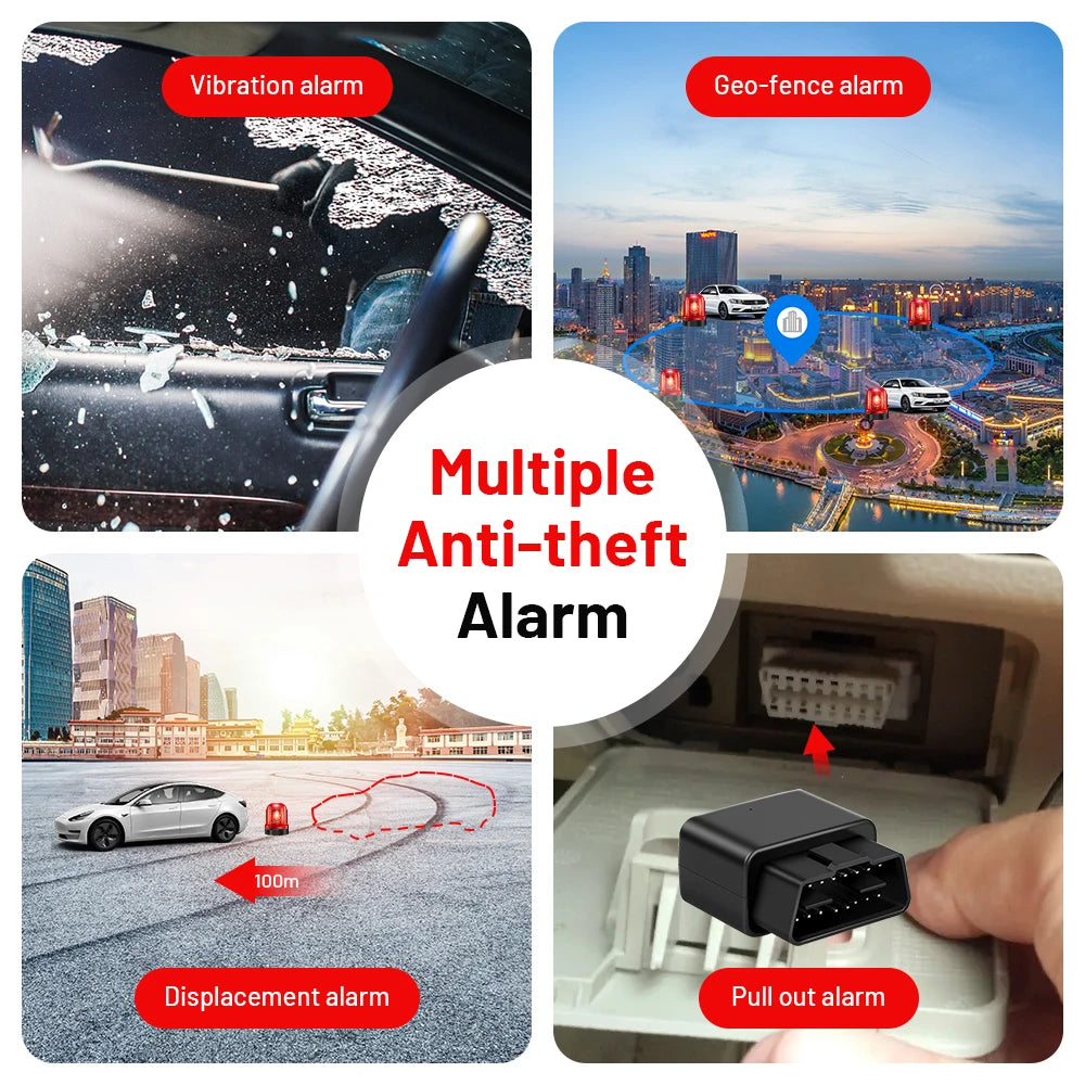 MiCODUS Mini OBD GPS Tracker 4G MV33G 9-40V Car Tracking Device Anti-theft Low Battery Alert Car Tracker Free APP