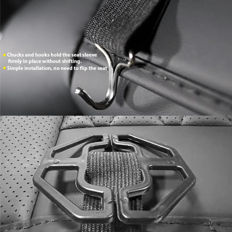 Чохол-подушка на переднє сидіння автомобіля з PU шкіри