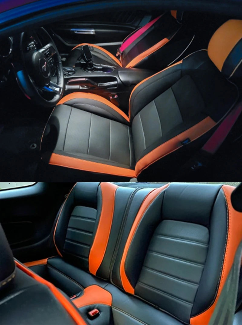 Індивідуальні чохли на сидіння автомобіля Mustang повний комплект