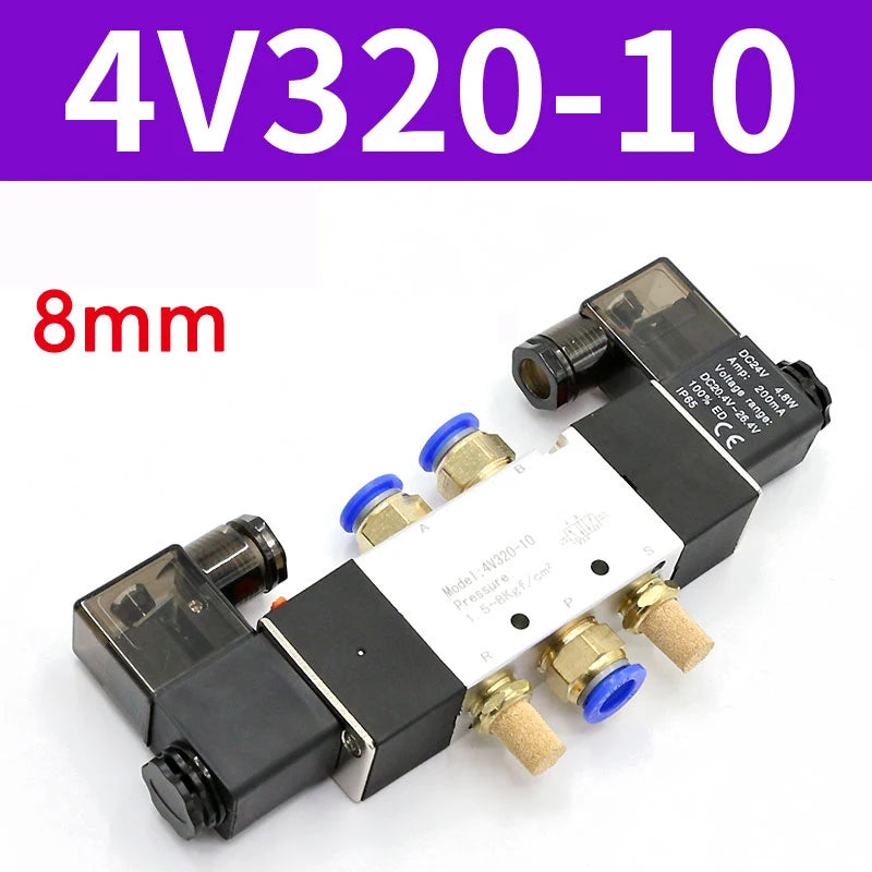 Pneumatický ventil 4V320-10 a možnosti těla ventilu