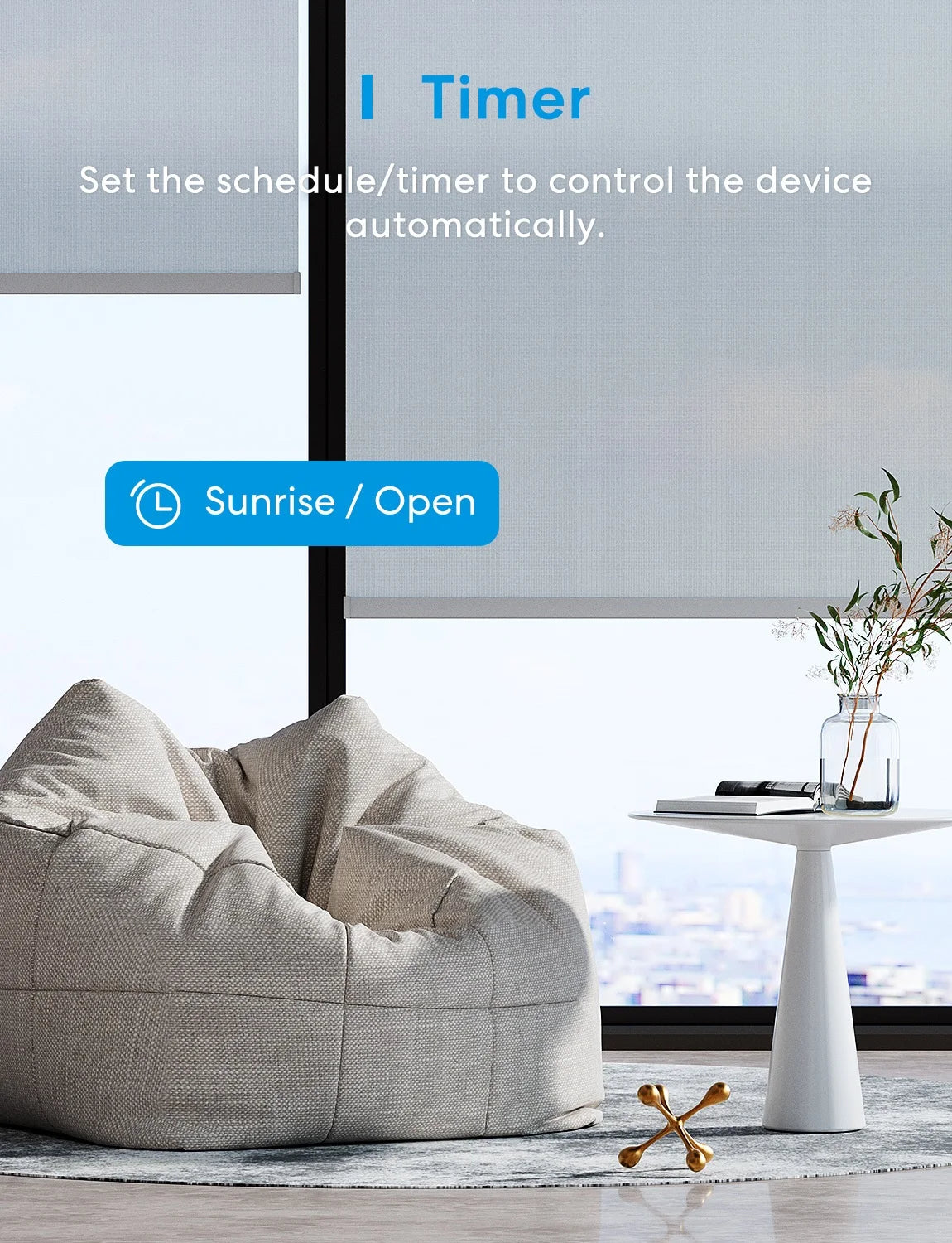Meross Smart Matter EU Roller Shutter Timer (MRS100MA) Voice Control Percentage-Based Control  Work with Alexa,Apple Hone .