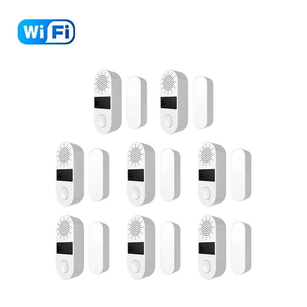 Wi-Fi Door Sensor with Sound and Light Alarm
