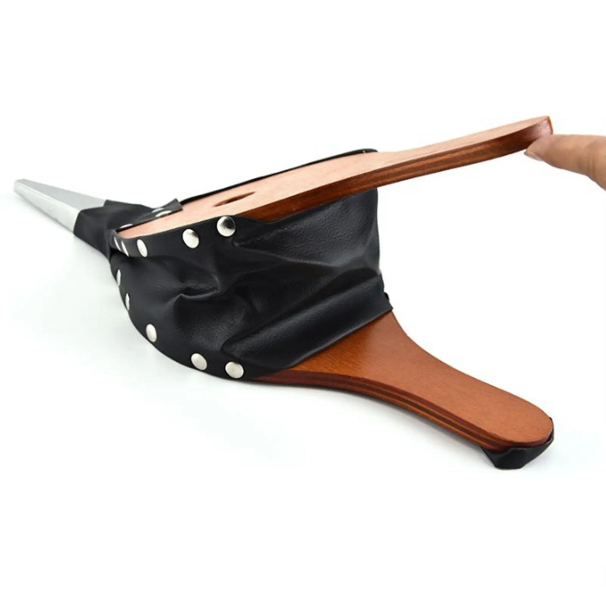Wooden Fireplace Bellows with Artificial Leather