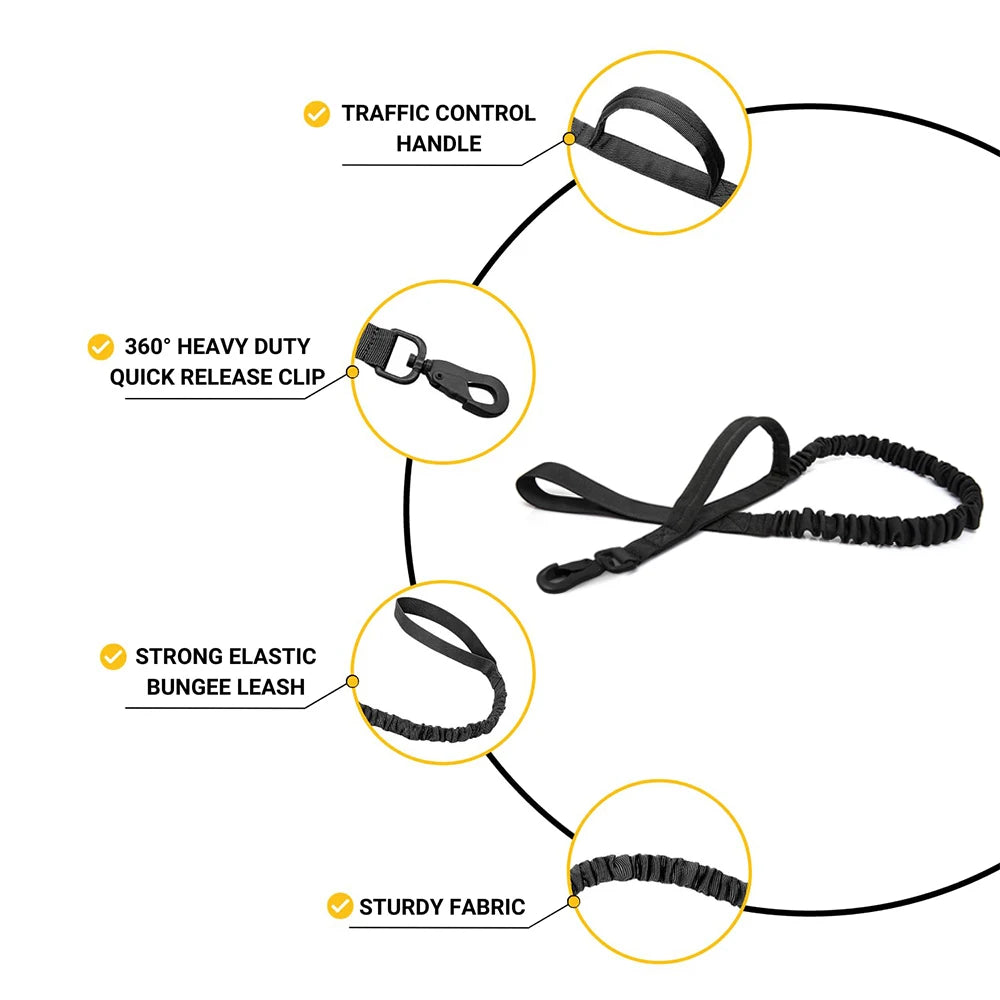 Pettorina tattica regolabile per gatti per avventure all'aperto sicure