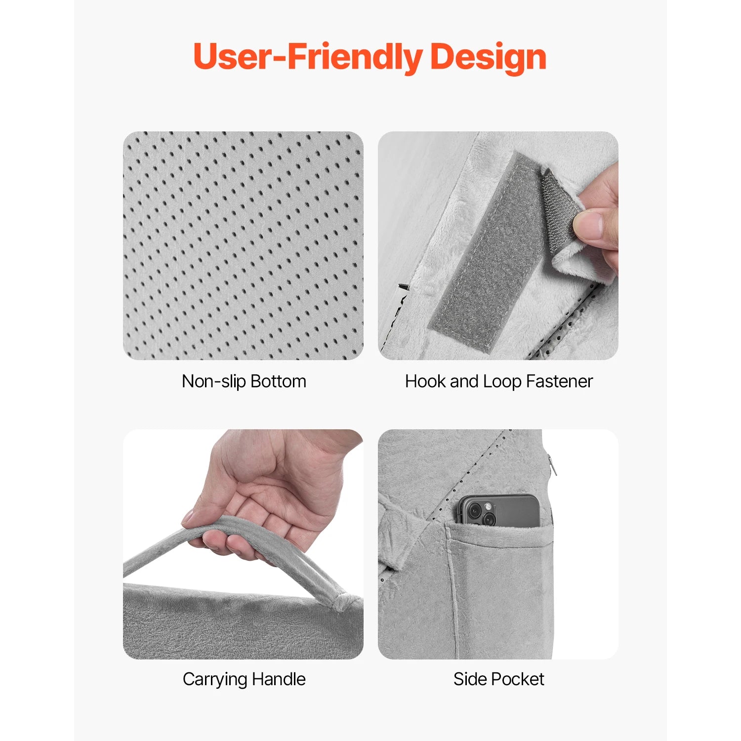 Coussin cale-lit réglable en mousse à mémoire de forme pour reflux et soutien