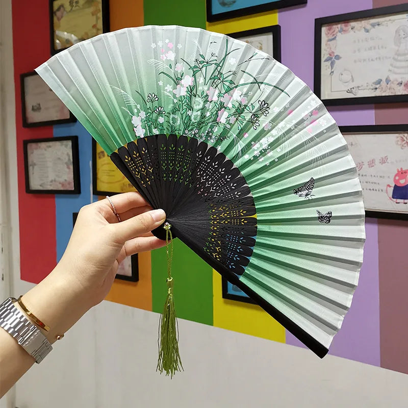 Folding Bamboo Hand Fan in Chinese Style