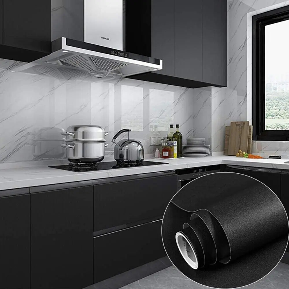 Waterpoof Matte Wallpaper white Vinyl Self-Adhesive Stickers for Wall Furniture Livingroom Contact Paper Home Decor 