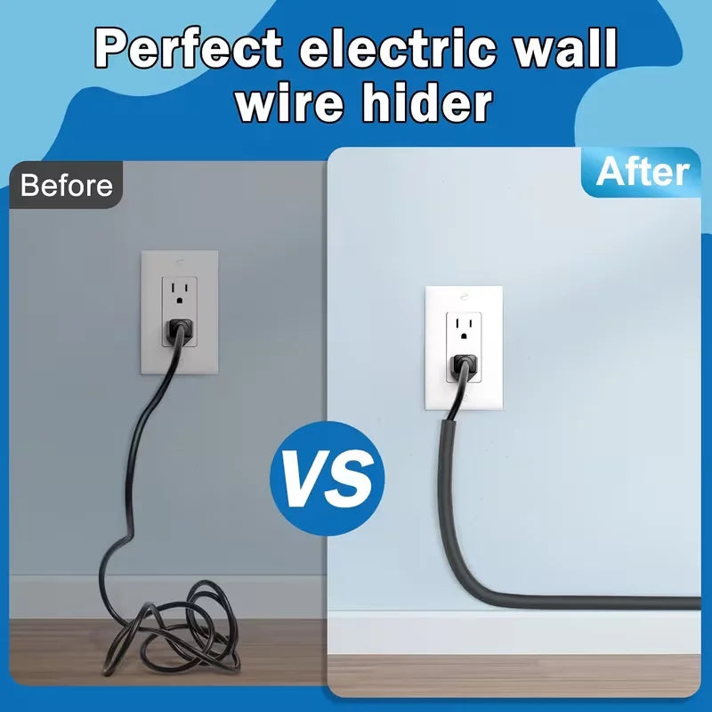 1PC 1/4/6/8m Protector de cable autoadhesivo de PVC, tira protectora para cables, cubierta aislante resistente al desgaste, previene la desgaste del cable