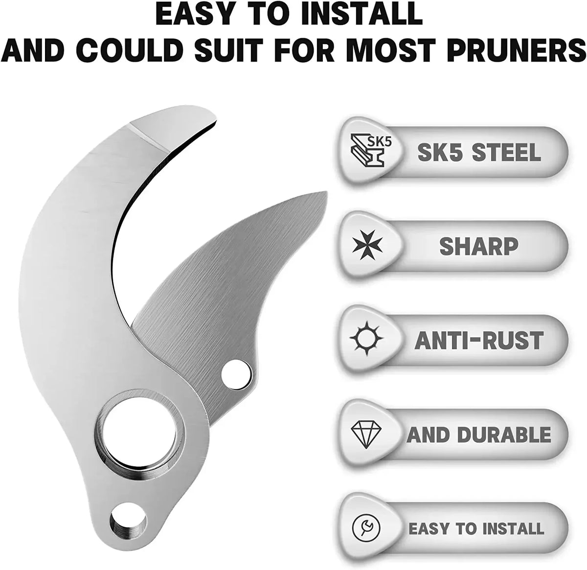 SK5 Replacement Blades for Compatible Electric Pruners