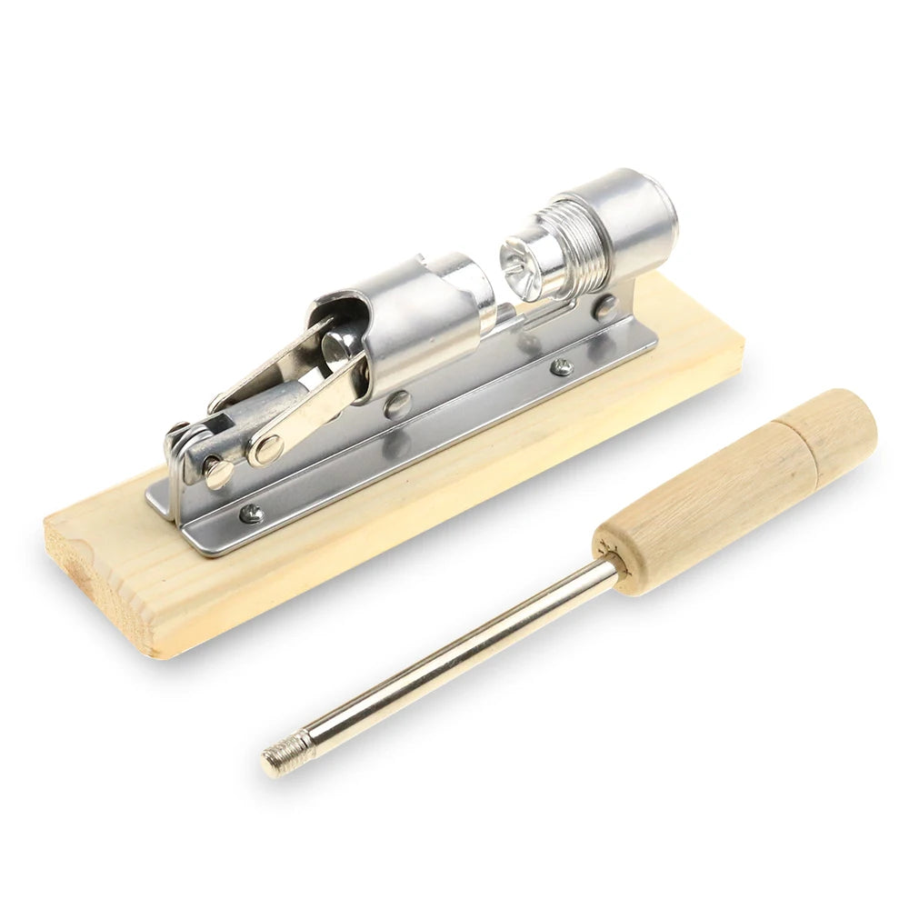 Manual Lever Nutcracker with Wooden Base