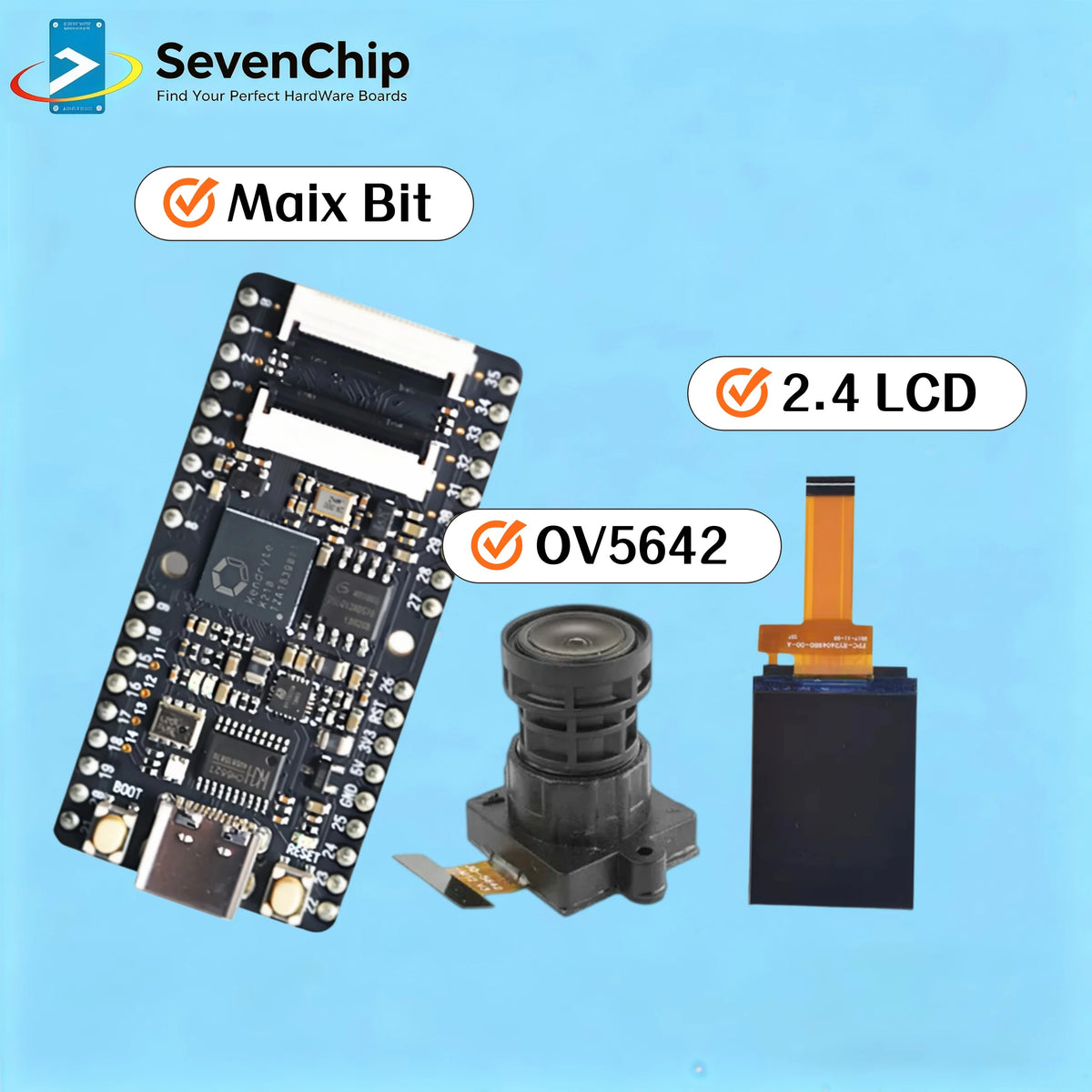 Maix Bit Development Board and Camera Kit Options