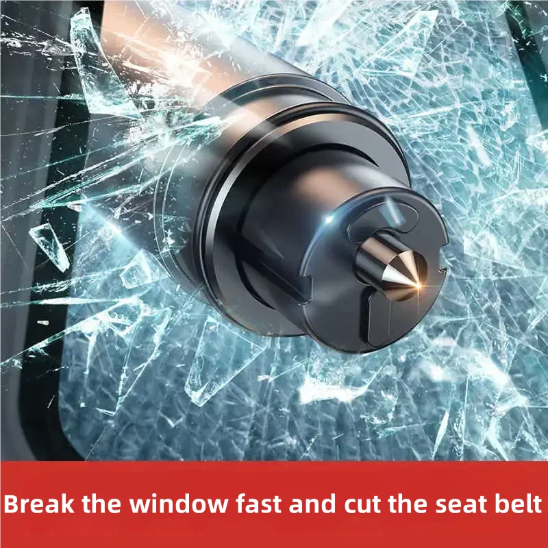 Vehicle Window Breaker and Seat-Belt Cutter