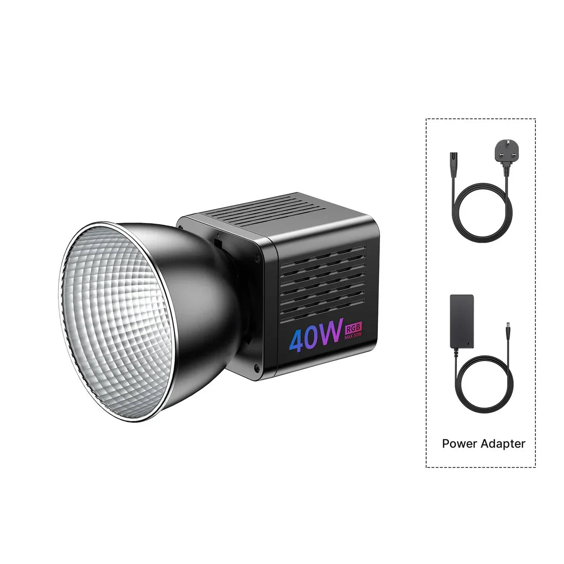 Ulanzi L024 40W RGB Mini Bowens Montajlı Video Işığı