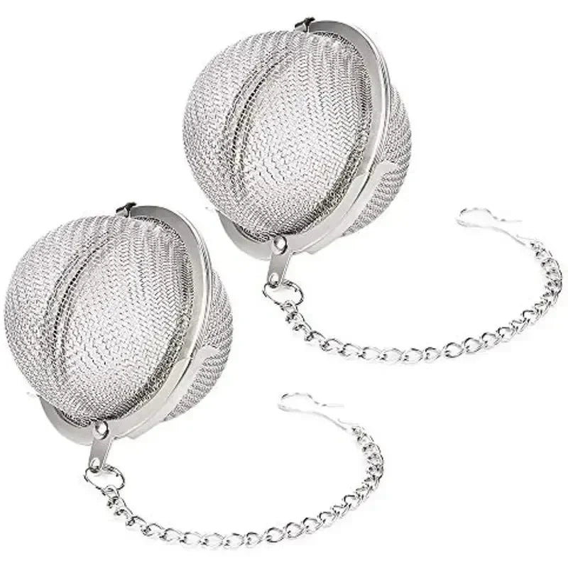 1 Pc Stainless Steel Tea Ball, 2.04 Inch Mesh Tea Infuser StrainersPremium Tea Filter Tea Interval Diffuser For Loose Leaf Tea A 
