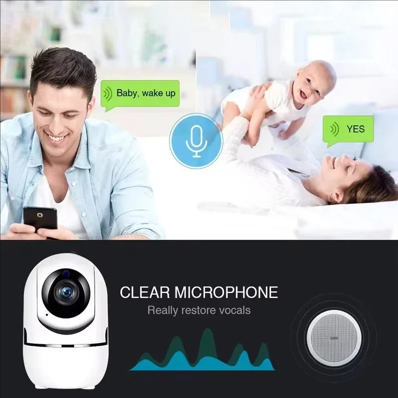 Compact Indoor Camera with Night Vision