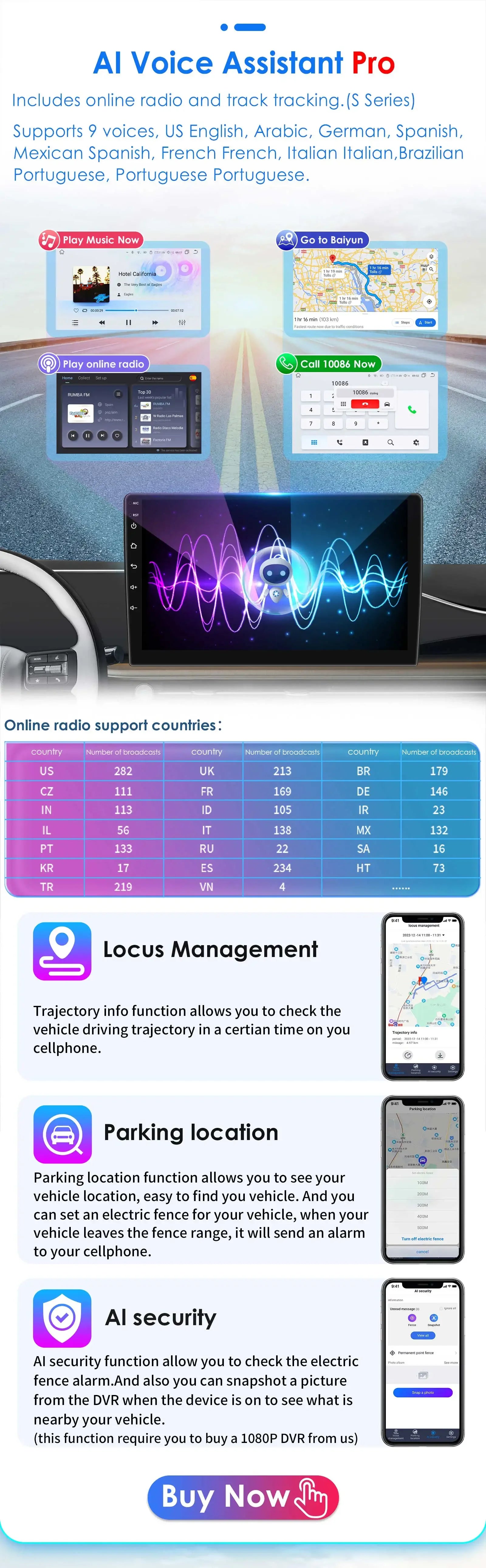 Radio samochodowe Android 13 z CarPlay do pojazdów Volkswagen