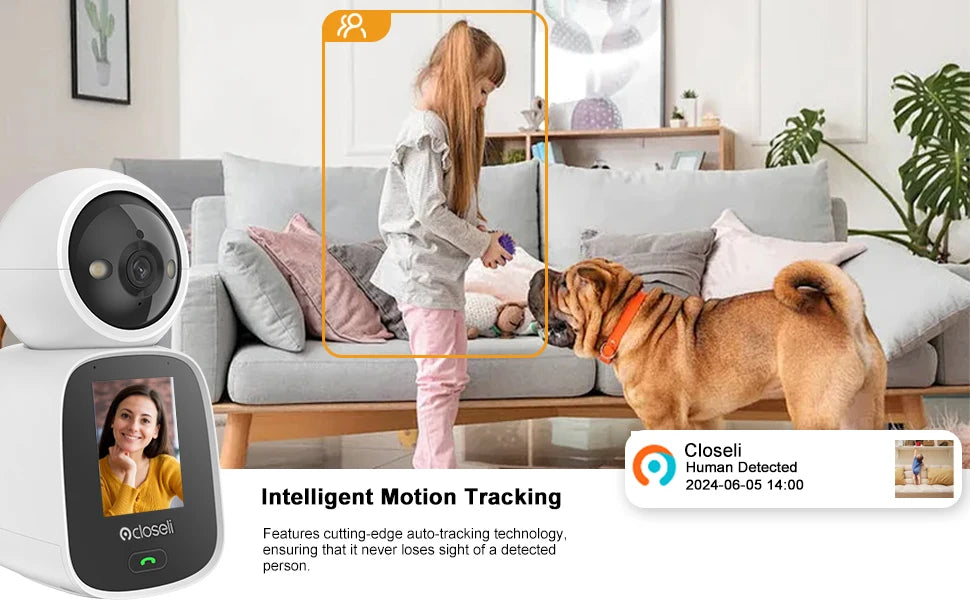 Indoor Security Camera 5MP Dome with Smart WiFi Control