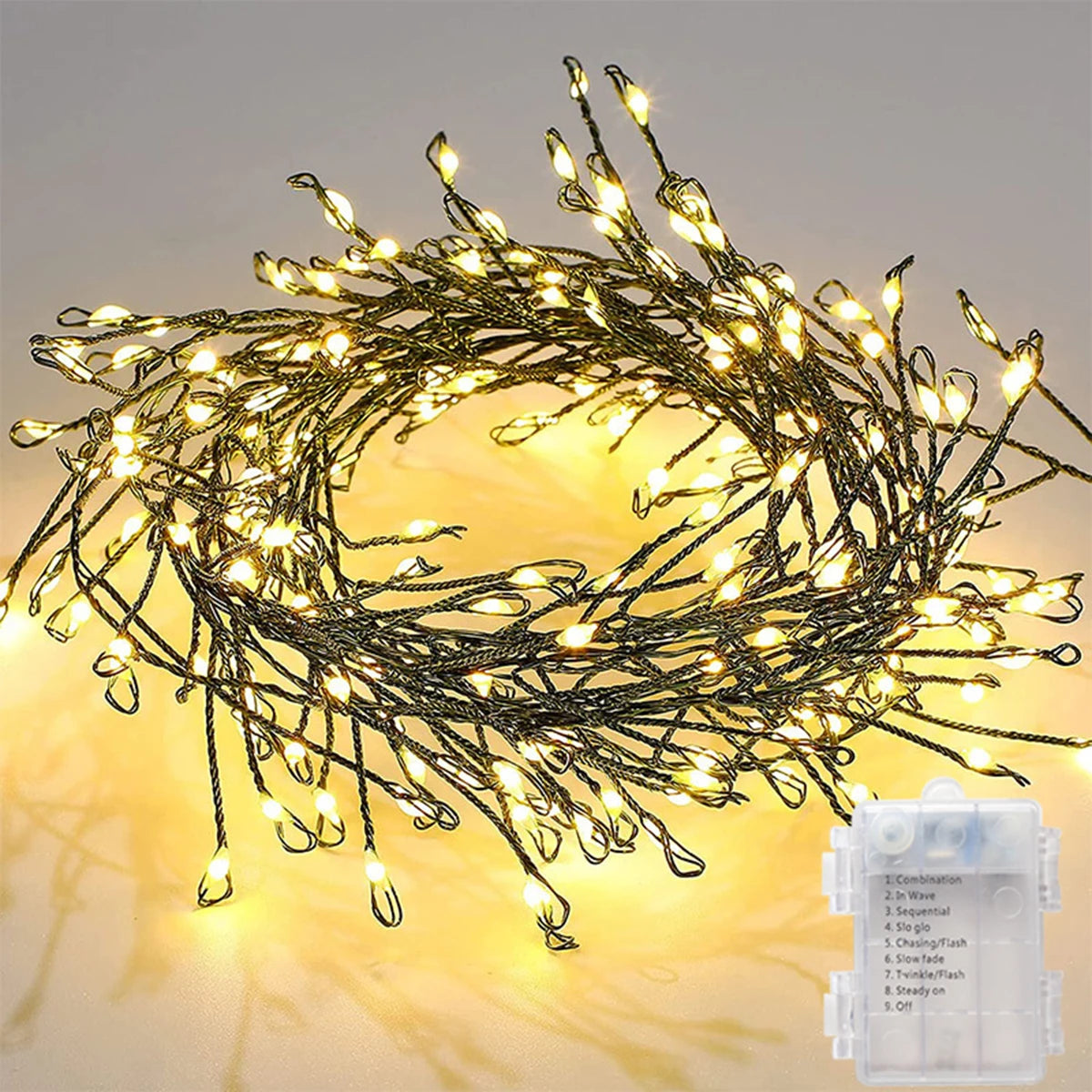 Warm White Battery LED String Lights, 3m or 6m
