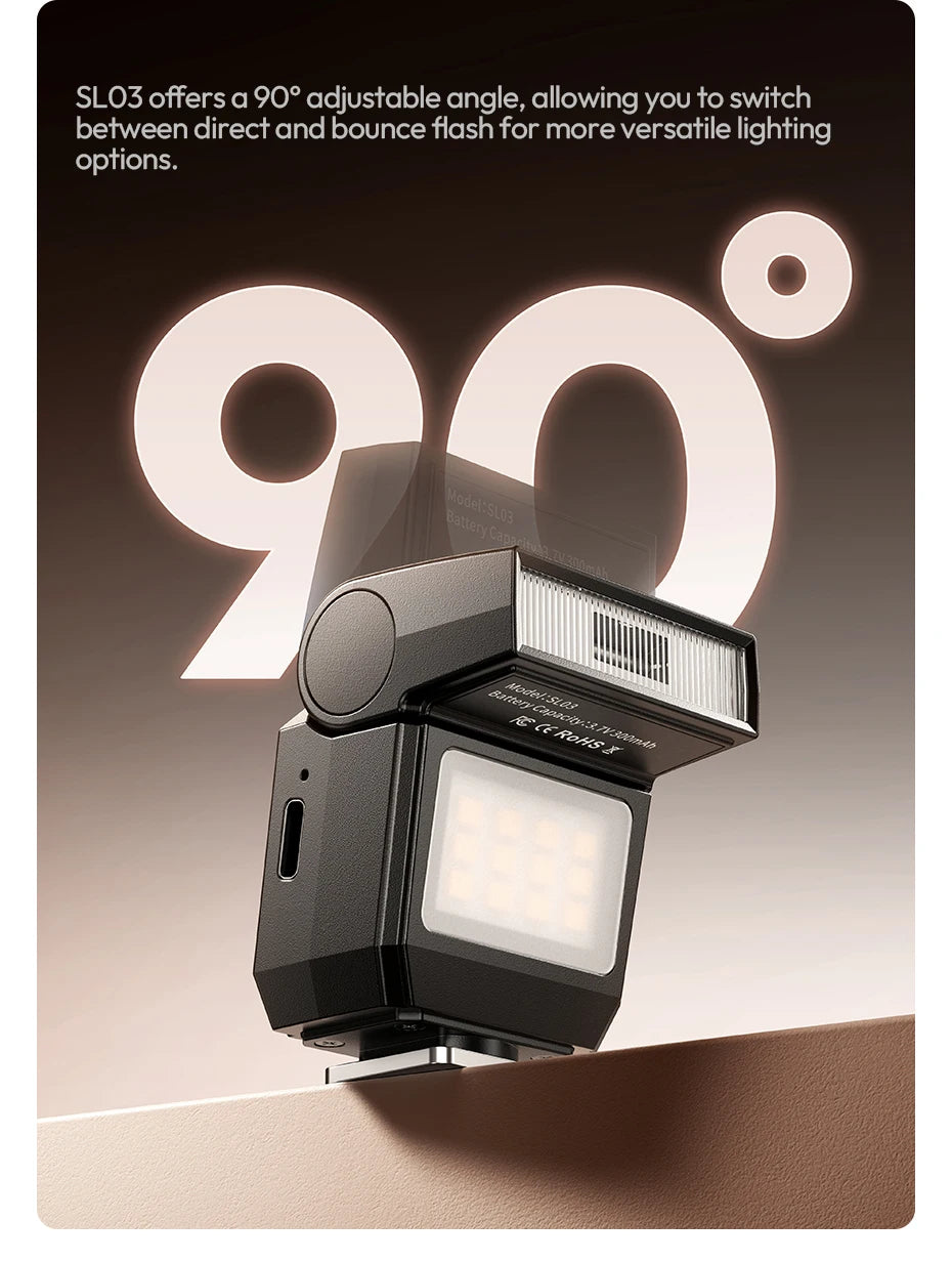 Ulanzi SL03 Spark Lite Kamera Flaş Taşınabilir Dolgu Işığı