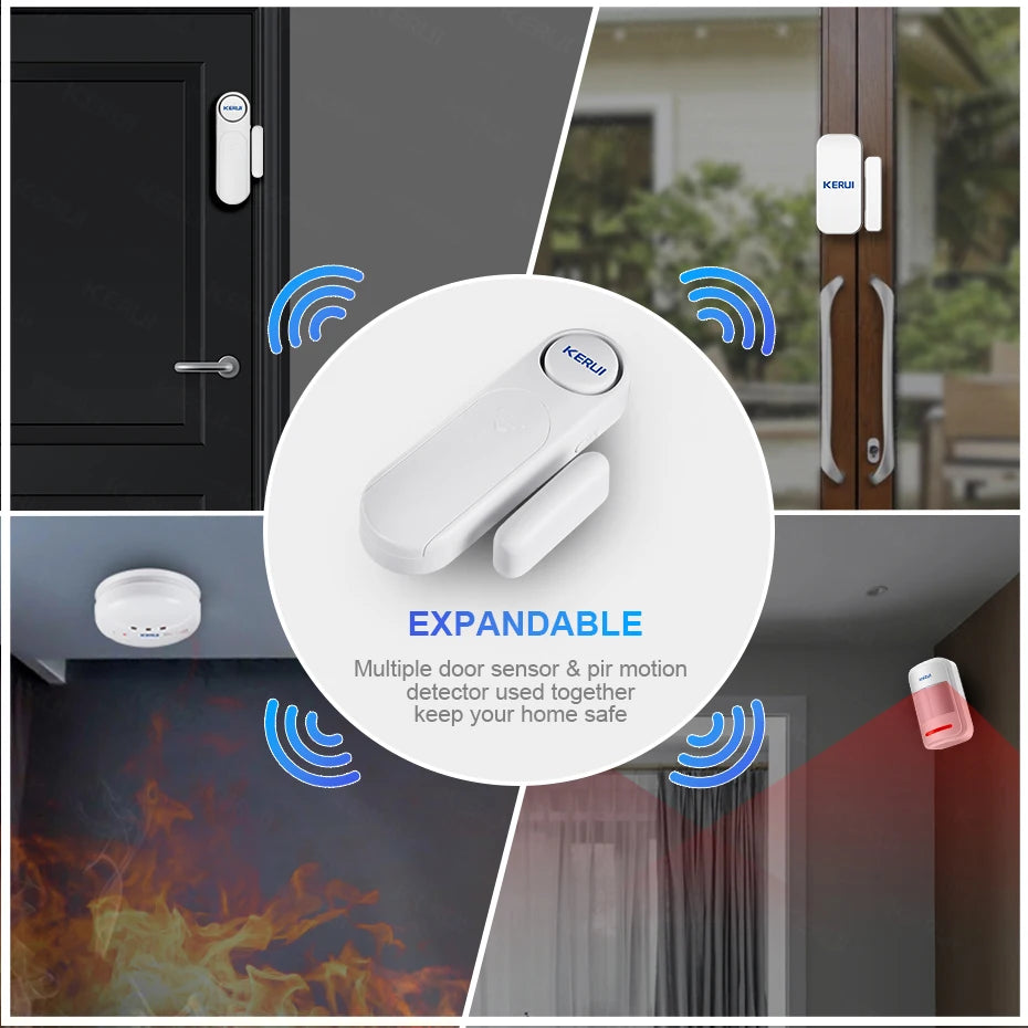 Remote-Controlled Door and Window Alarm Set