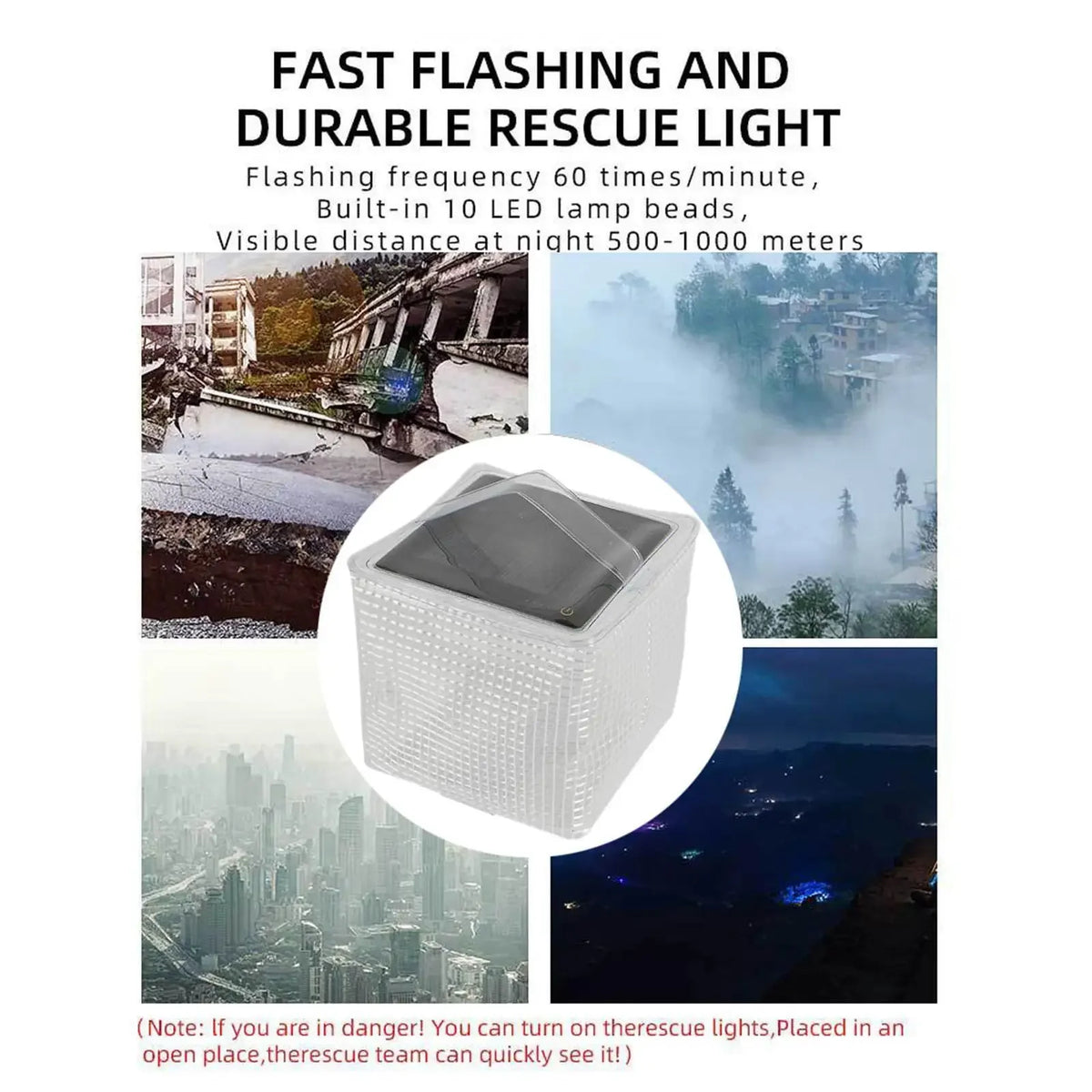 Portable Solar Camping Light with Warm Illumination