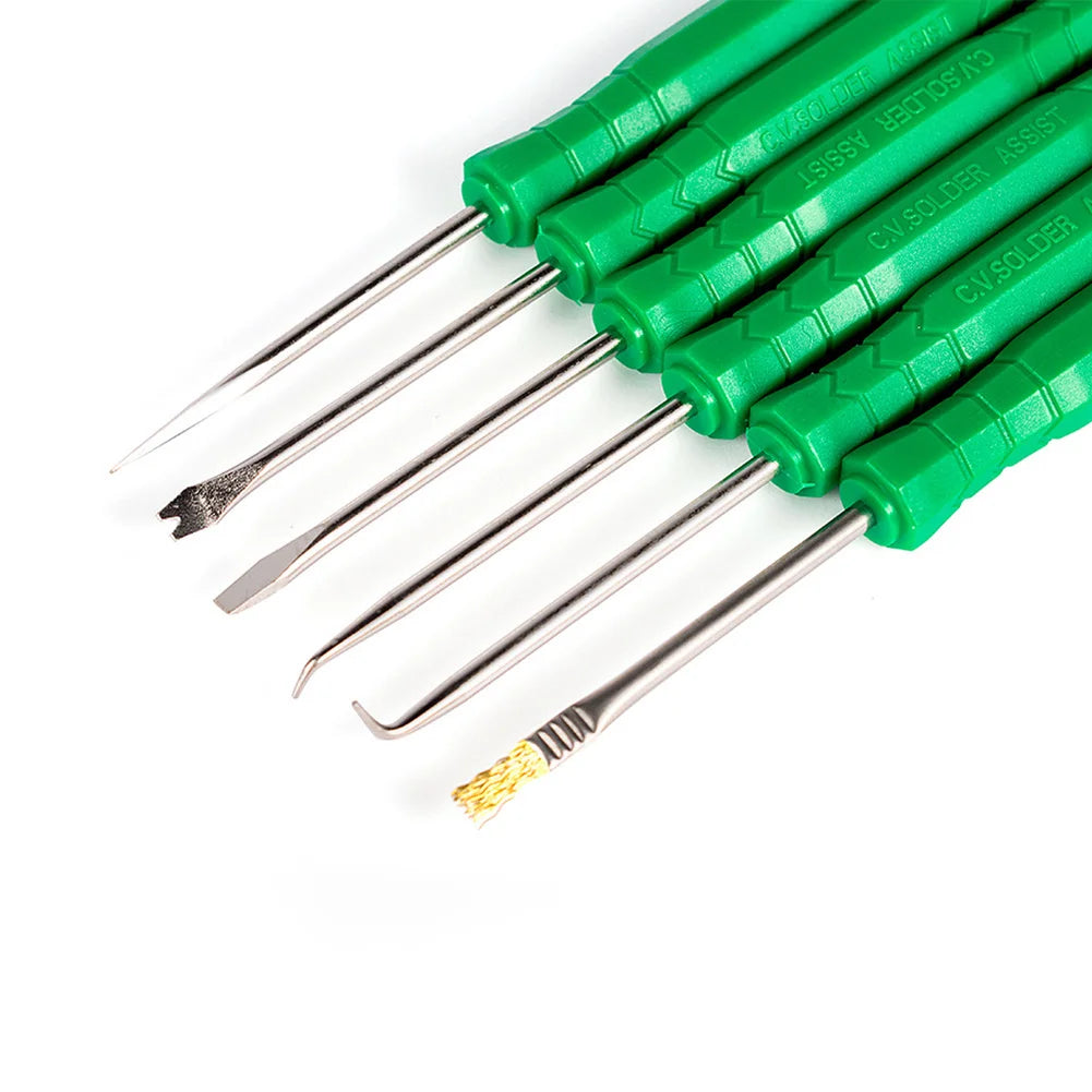 Six-Piece PCB Soldering Assistance Tool Set