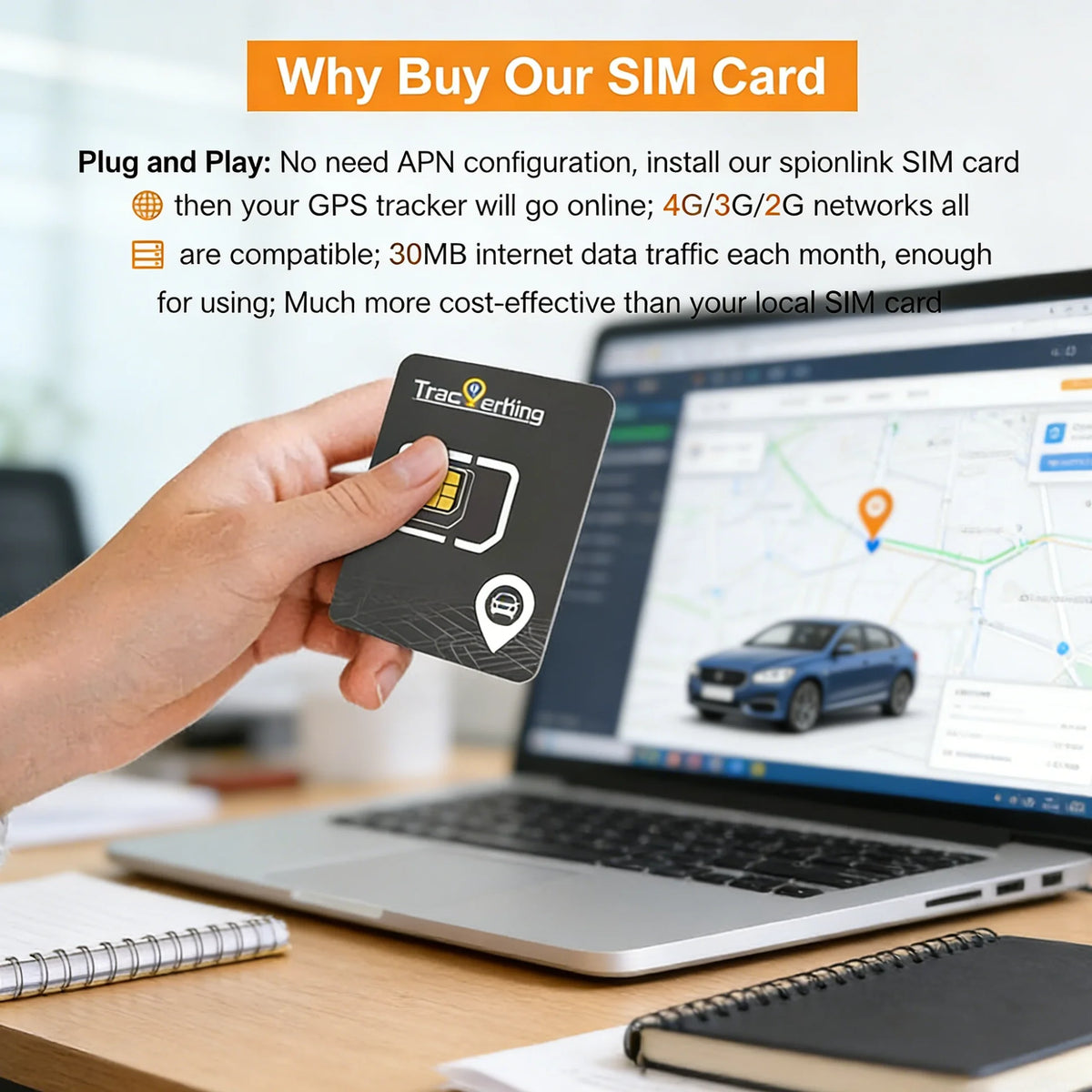 IoT SIM/M2M Data Card, 12 Months at 30 MB per Month